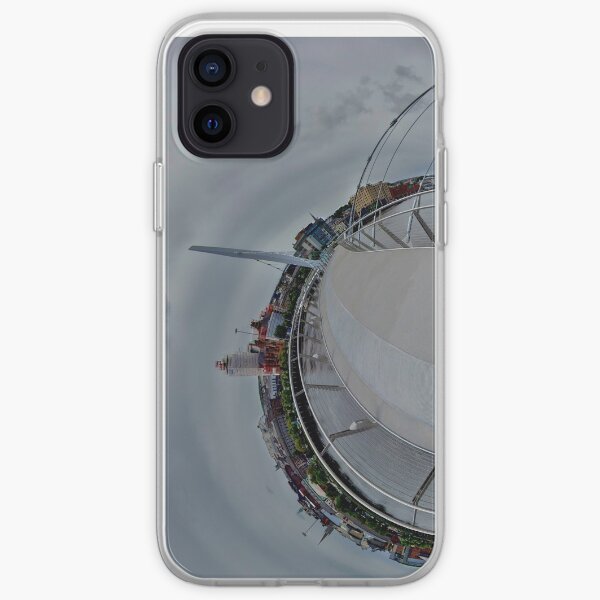 Peace Bridge Panorama - River Foyle, Derry iPhone Soft Case