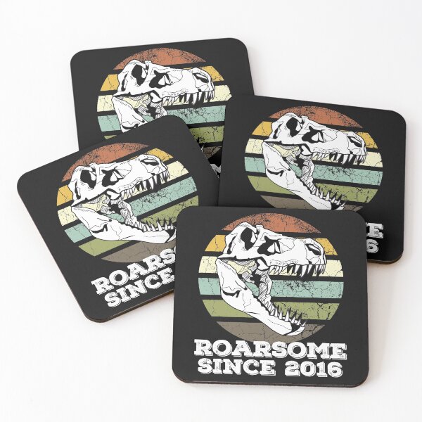 Item preview, Roarsome Dinosaur 7th Birthday, Awesome since 2016 designed and sold by Click-Like.