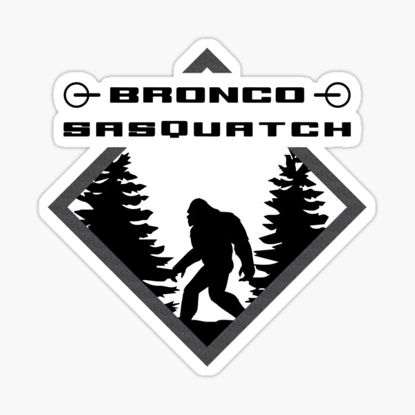 Ford Bronco Sasquatch Sticker