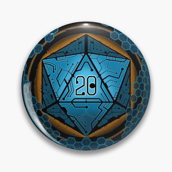 Item preview, Sci-fi Shield D20 designed and sold by MaratusFunk.