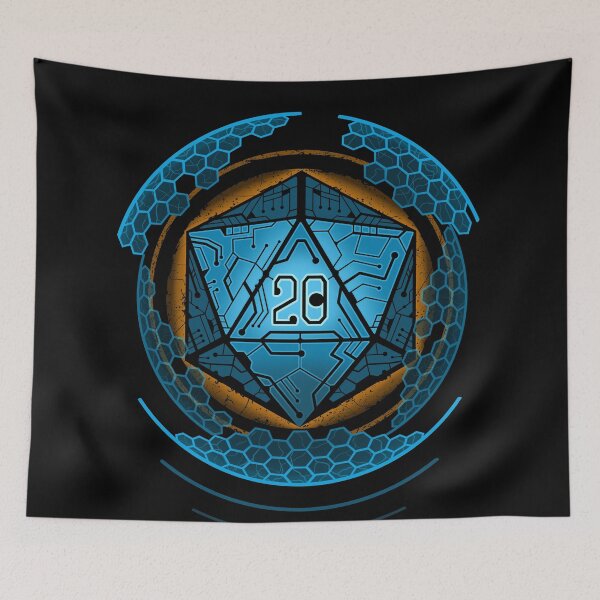 Item preview, Sci-fi Shield D20 designed and sold by MaratusFunk.