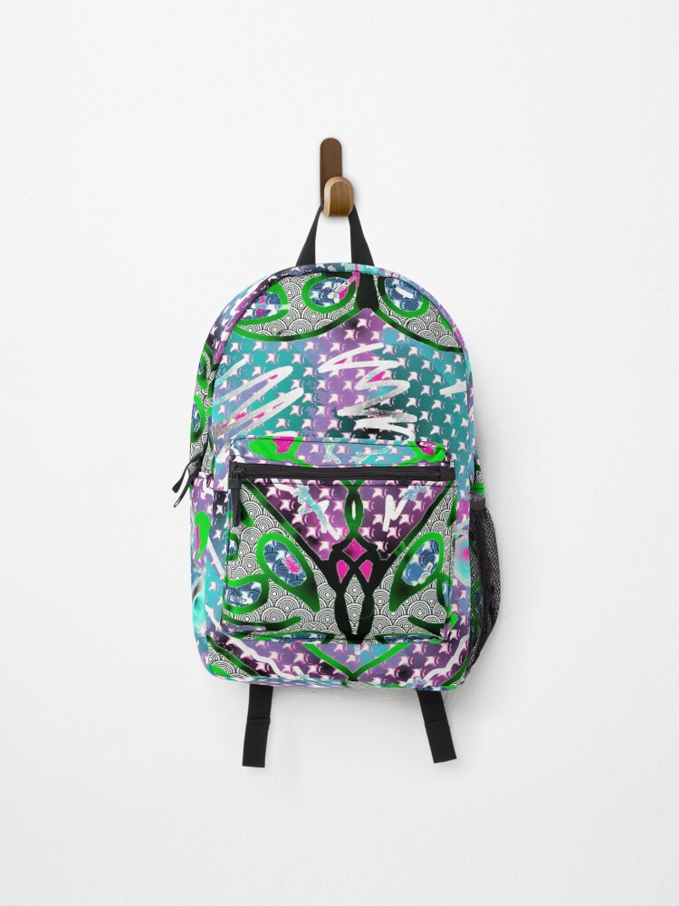 Thumbnail 1 of 3, Backpack, Butterfly pattern texture designed and sold by Rytespot.