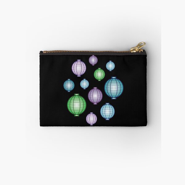 Item preview, Lanterns | Mid Autumn Festival | Green Purple Blue | Black designed and sold by Wintre2.