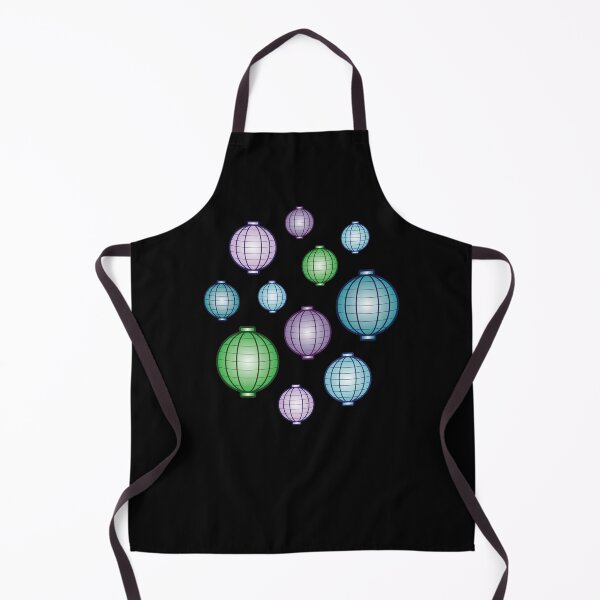 Item preview, Lanterns | Mid Autumn Festival | Green Purple Blue | Black designed and sold by Wintre2.