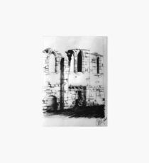 Tupholme Abbey B&W Study Art Board
