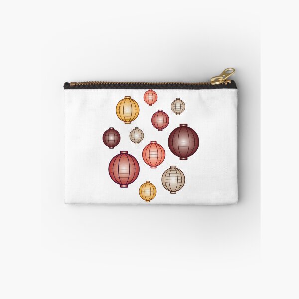 Item preview, Lanterns | Mid Autumn Festival | Maroon Orange Gray | White designed and sold by Wintre2.