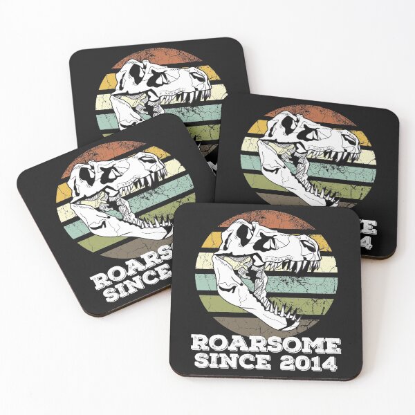 Item preview, Roarsome Dinosaur 9th Birthday, Awesome since 2014 designed and sold by Click-Like.