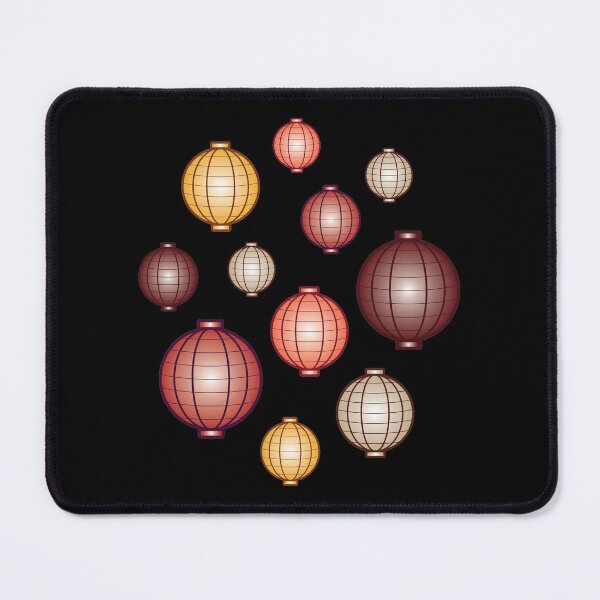 Item preview, Lanterns | Mid Autumn Festival | Maroon Orange Gray | Black designed and sold by Wintre2.