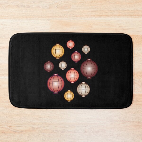 Item preview, Lanterns | Mid Autumn Festival | Maroon Orange Gray | Black designed and sold by Wintre2.