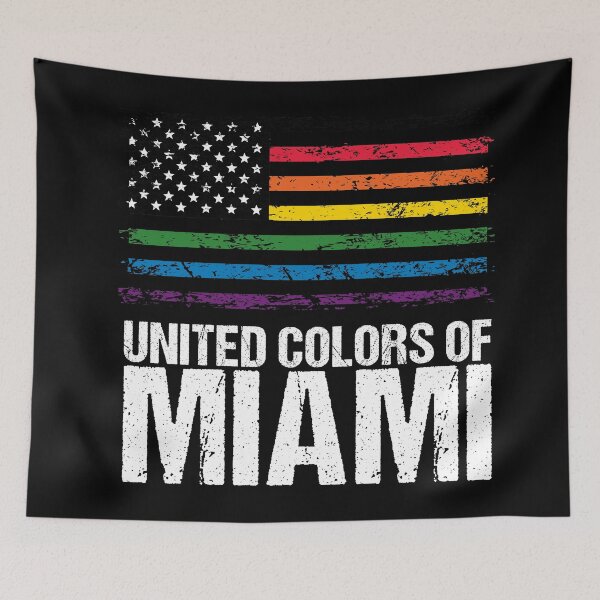 Item preview, Miami LGBT USA Flag Pride From Miami designed and sold by Urosek.