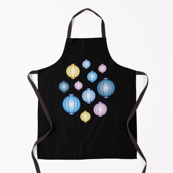 Item preview, Lanterns | Mid Autumn Festival | Blue Yellow Pink | Black designed and sold by Wintre2.