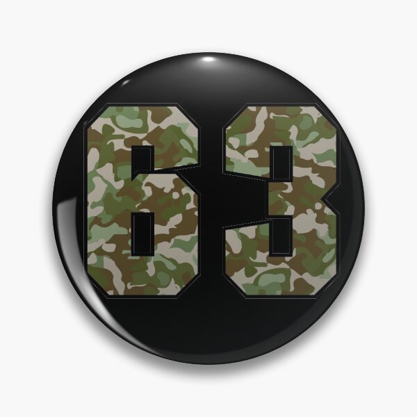 Item preview, Army Camo Number Sixty-three Veteran Lucky Number 63 designed and sold by Urosek.