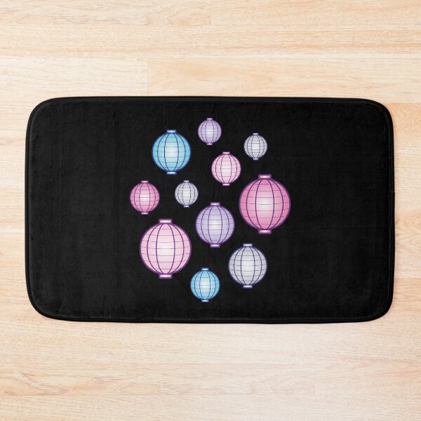 Item preview, Lanterns | Mid Autumn Festival | Blue Pink Purple | Black designed and sold by Wintre2.