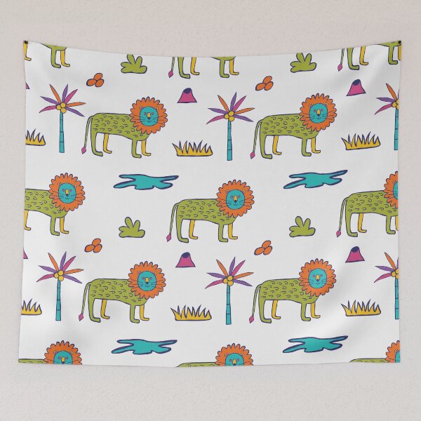 Item preview, AB040-3 Cute lion designed and sold by DuckyRubin.