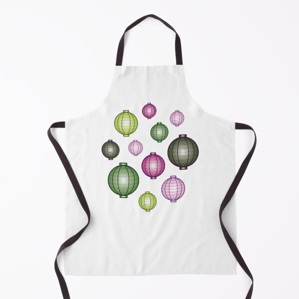 Item preview, Lanterns | Mid Autumn Festival | Pink Green | White designed and sold by Wintre2.