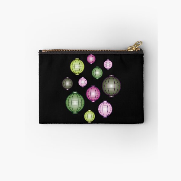 Item preview, Lanterns | Mid Autumn Festival | Pink Green | Black designed and sold by Wintre2.