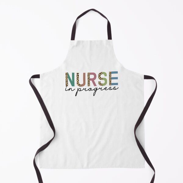 Item preview, Nurse in progress cheetah print typography| Future nurse | Nurse in training | Gifts for Nursing student designed and sold by Violet Treasures.