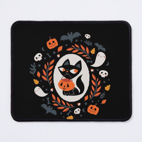 Item preview, Cute Retro Black Cat Fall Halloween designed and sold by michaelart18.