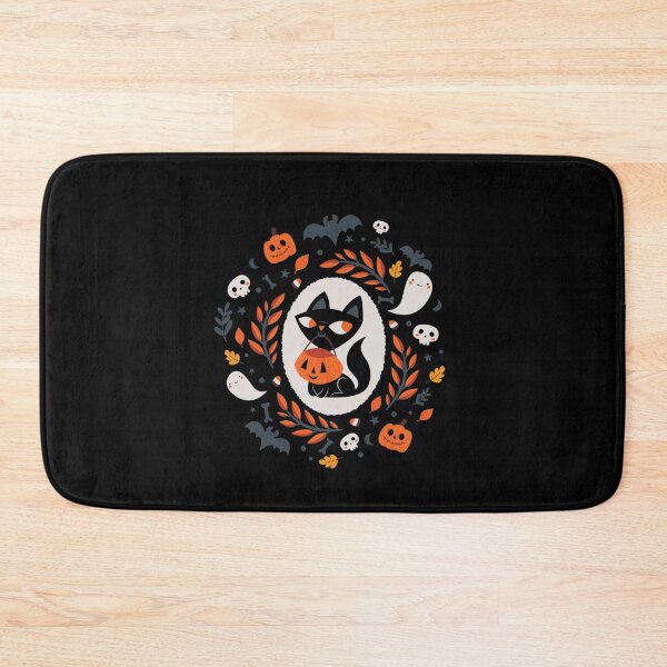 Item preview, Cute Retro Black Cat Fall Halloween designed and sold by michaelart18.