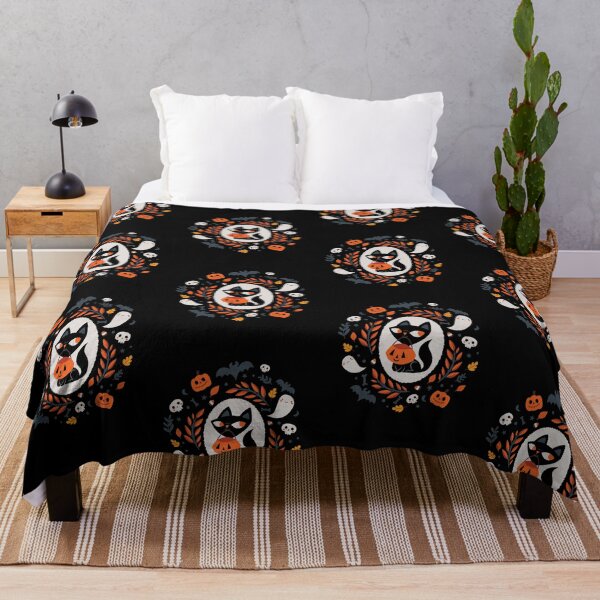 Item preview, Cute Retro Black Cat Fall Halloween designed and sold by michaelart18.