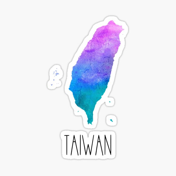 Item preview, Taiwan Watercolor Map - Taiwanese designed and sold by MountainD.
