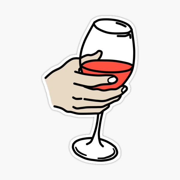 Wine Emoji Stickers for Sale