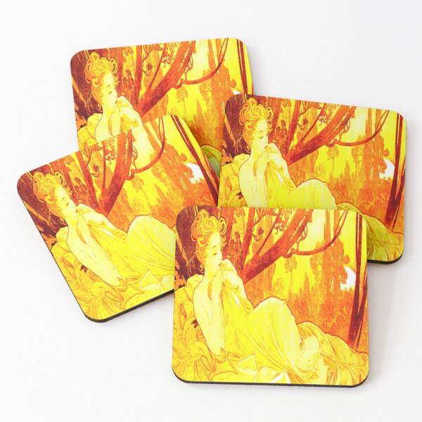 Item preview, alphonse mucha dusk designed and sold by Artistpirate 10.