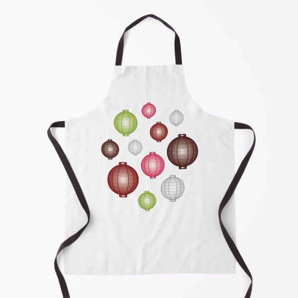 Item preview, Lanterns | Mid Autumn Festival | Maroon Pink Green | White designed and sold by Wintre2.
