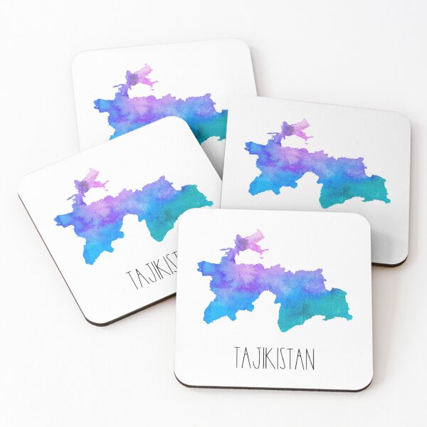 Item preview, Tajikistan Watercolor Map - Tajik designed and sold by MountainD.