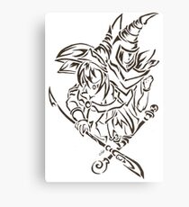 Tribal Dark Magician Dark Magician Girl Canvas Print