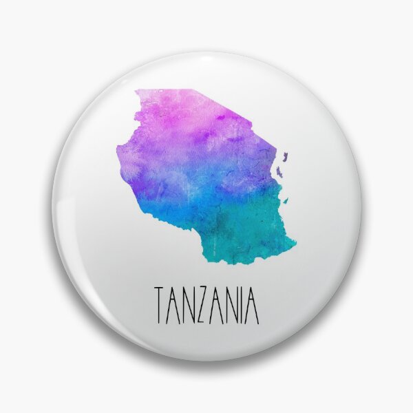 Item preview, Tanzania Watercolor Map - Tanzanian designed and sold by MountainD.