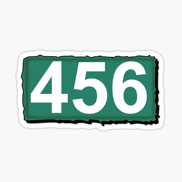 456 Game Stickers Redbubble