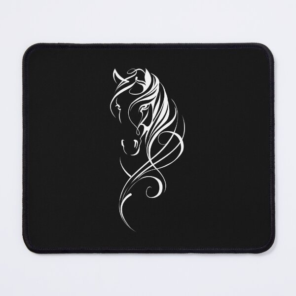 Item preview, Fairytale Horse White Font for Black Design designed and sold by FastTrackPhotog.