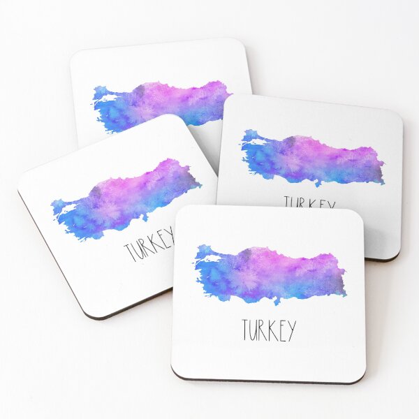 Item preview, Turkey Watercolor Map - Turkish designed and sold by MountainD.