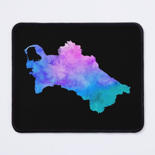 Item preview, Turkmenistan Watercolor Map - Turkmen designed and sold by MountainD.
