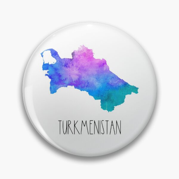 Item preview, Turkmenistan Watercolor Map - Turkmen designed and sold by MountainD.