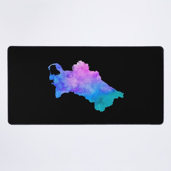 Item preview, Turkmenistan Watercolor Map - Turkmen designed and sold by MountainD.