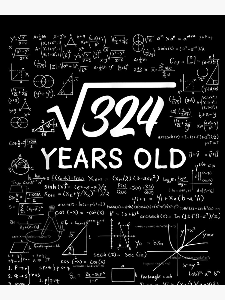 Poster for Sale mit 18 Geburtstag Junge Männer Sohn Ihn Mädchen Lustige  Mathe 18. Geburtstag von michaelart18