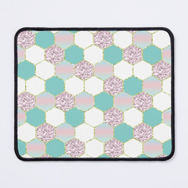Item preview, geometric abstract pattern, pink emerald blue, iPhone and Samsung Galaxy case cover designed and sold by RoManSmArt.