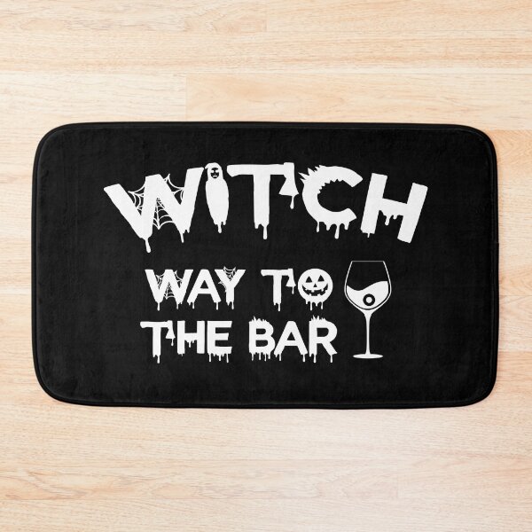 Item preview, WITCH WAY TO THE BAR funny Halloween wine beer lover designed and sold by w1ckerman.