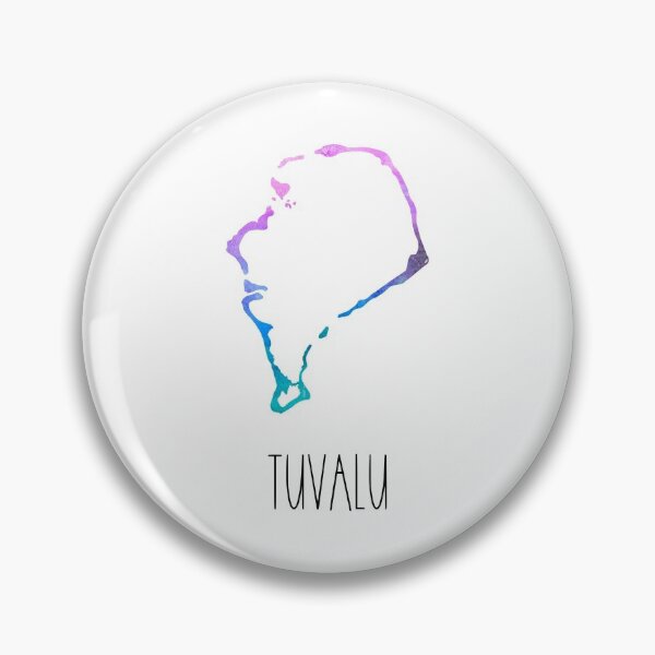 Item preview, Tuvalu Watercolor Map - Tuvaluan designed and sold by MountainD.