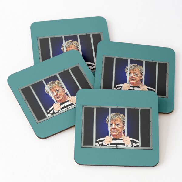 Item preview, Angela Merkel &x27;behind bars!&x27; Satire  Humor  resistance   designed and sold by SiduGalery.