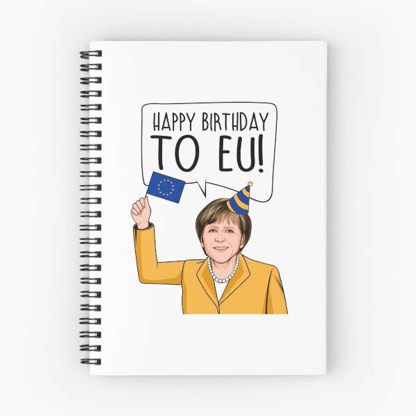 Item preview, Angela Merkel Happy Birthday to EU   designed and sold by SiduGalery.