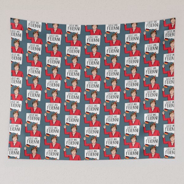 Item preview, Angela Merkel Let&x27;s Celebrate Lasst Uns Feiern   designed and sold by SiduGalery.