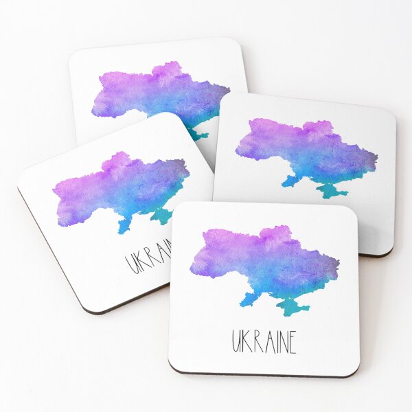 Item preview, Ukraine Watercolor Map - Ukrainian designed and sold by MountainD.
