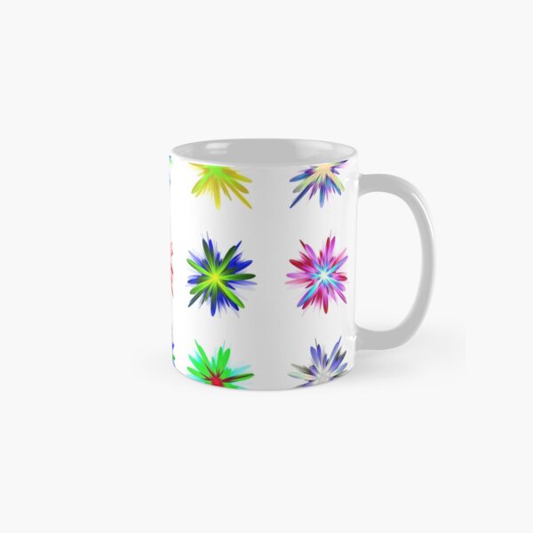 Flower blast structured chaos #fractal art Classic Mug