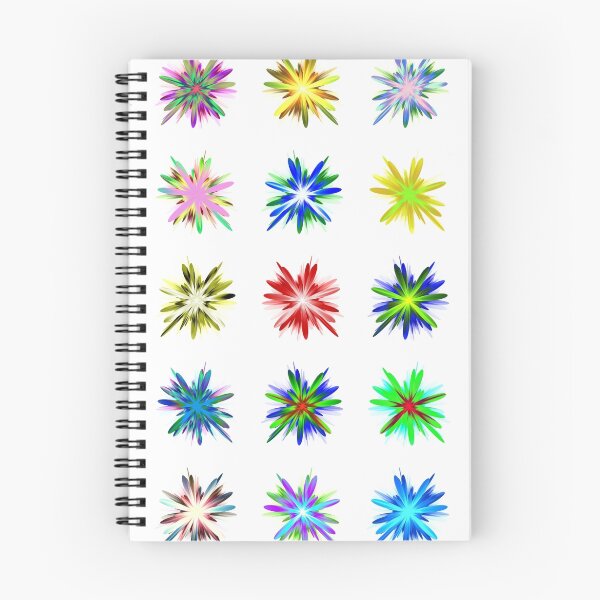 Item preview, Flower blast structured chaos #fractal art designed and sold by blackhalt.