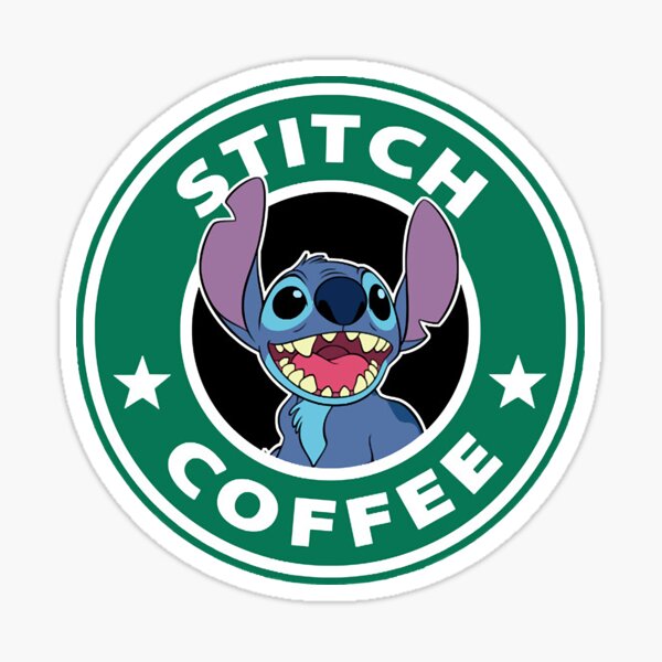 "Stitch Coffee Perfect Gift" Sticker for Sale by doniedon Redbubble