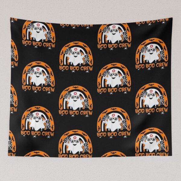 Item preview, Boo Boo Crew Ghost Doctor EMT' Halloween Nurse designed and sold by michaelart18.