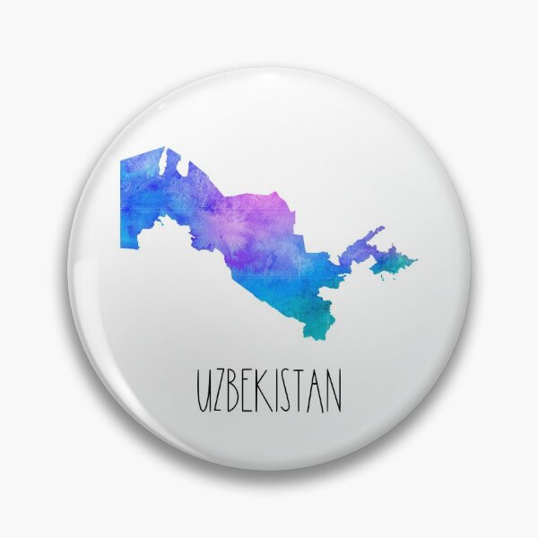 Item preview, Uzbekistan Watercolor Map - Uzbek designed and sold by MountainD.